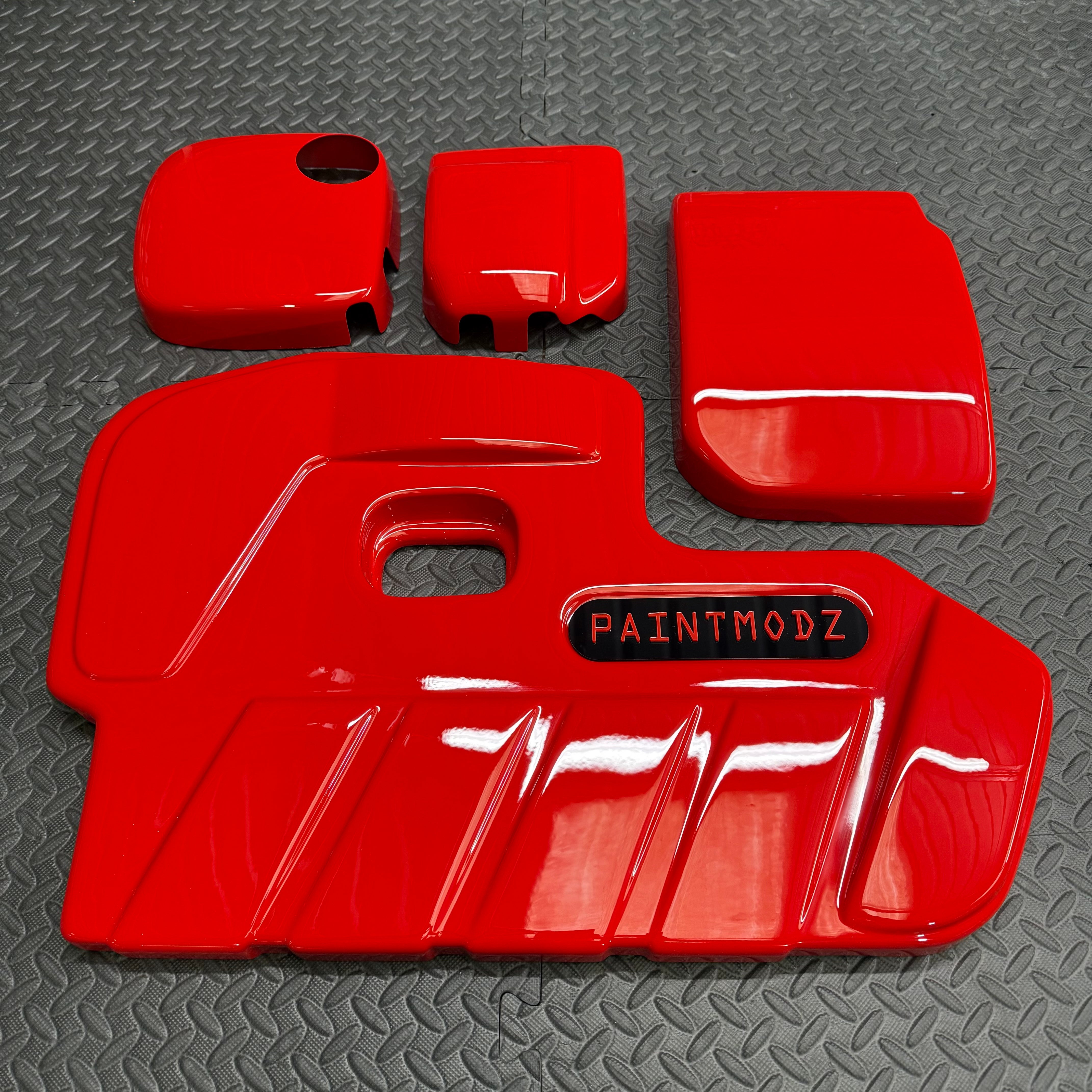 Proform Small Engine Bay Dress Up Kit Bundle - Mk4/4.5 Focus ST Petrol - Painted Race Red