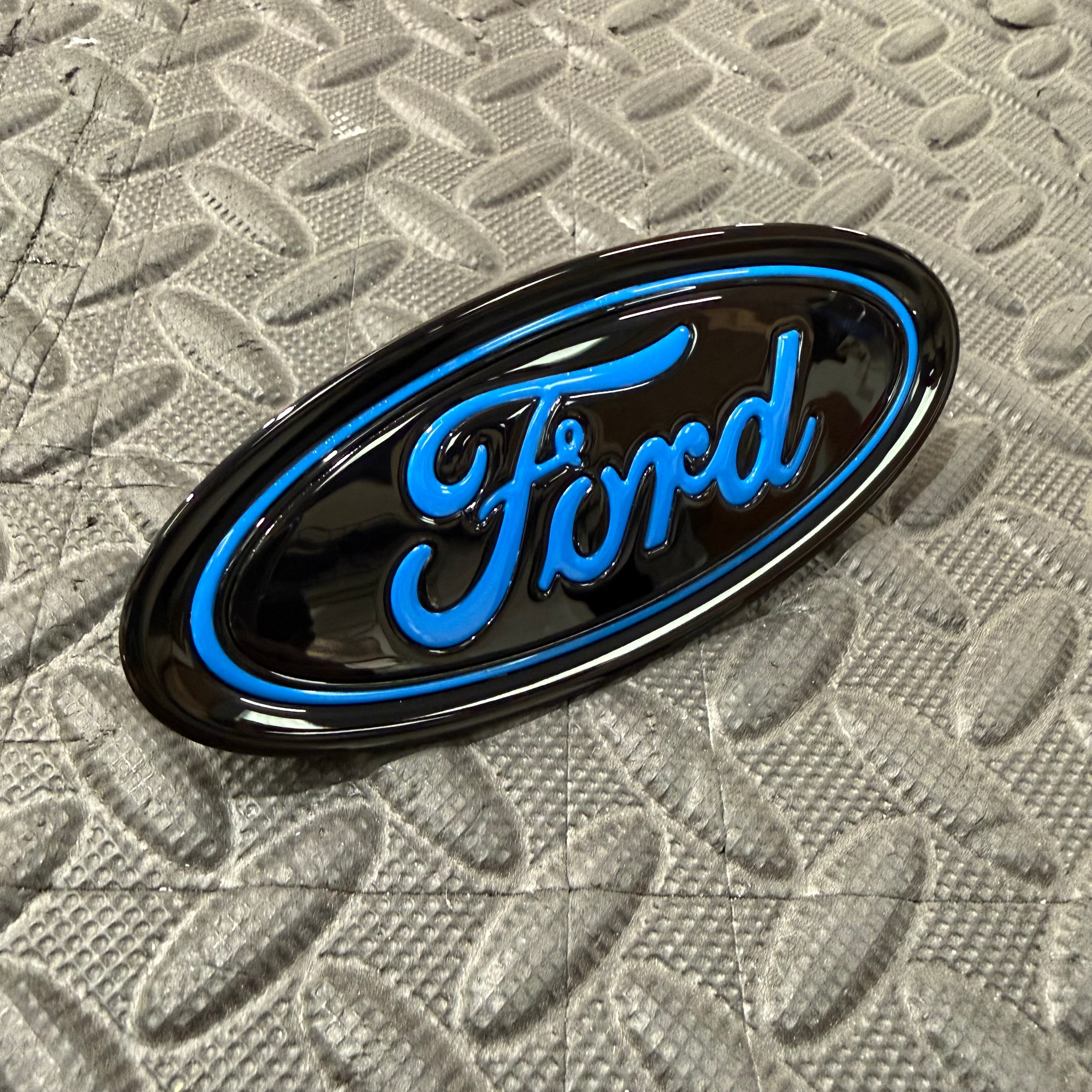 Genuine Ford Tailgate Badge - Mk4.5 Focus ST - Painted Azure Blue