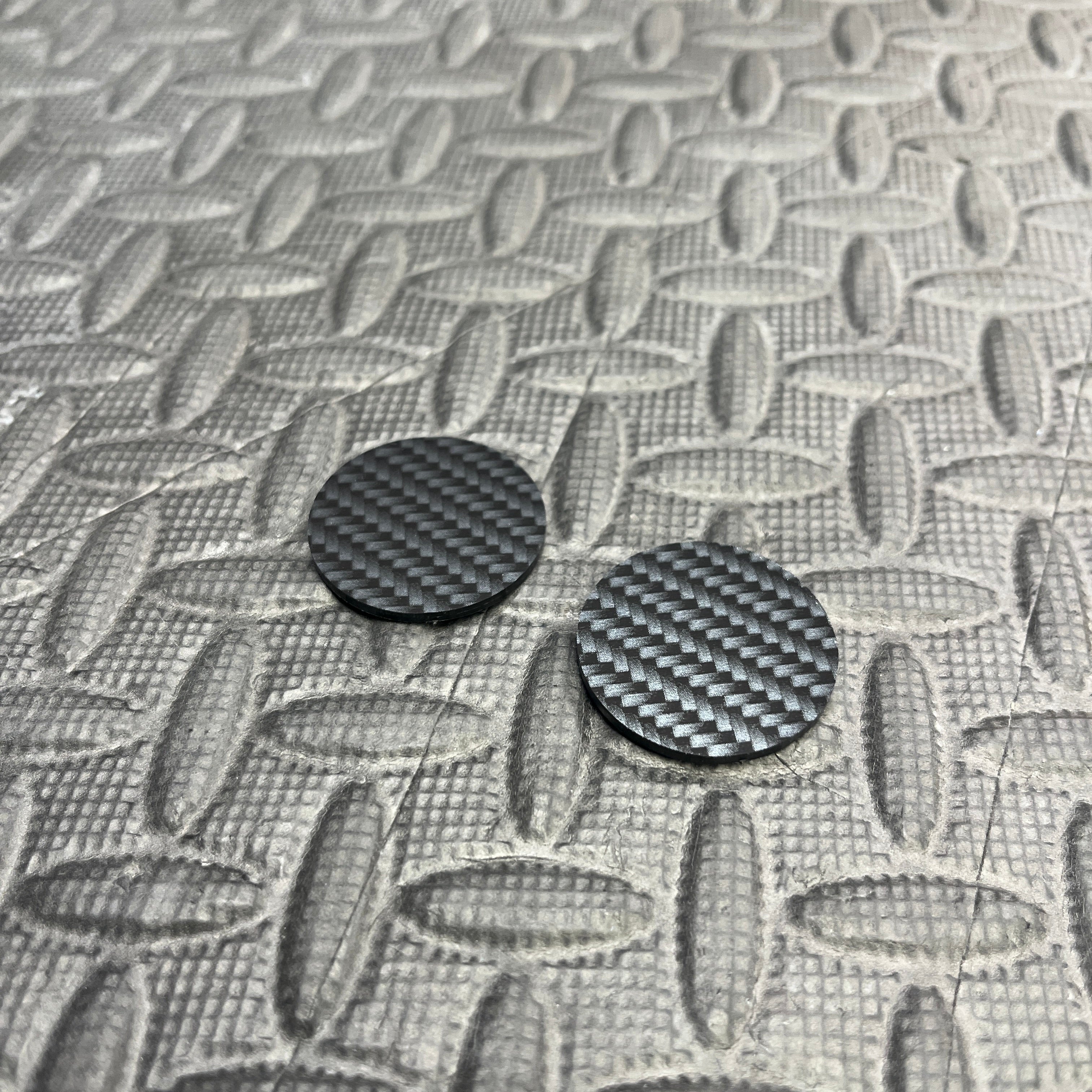 Proform Mk8/8.5 Fiesta ST & Mk4/4.5 Focus ST Front Door Speaker Insert Set - Deluxe Carbon Fibre Plastic