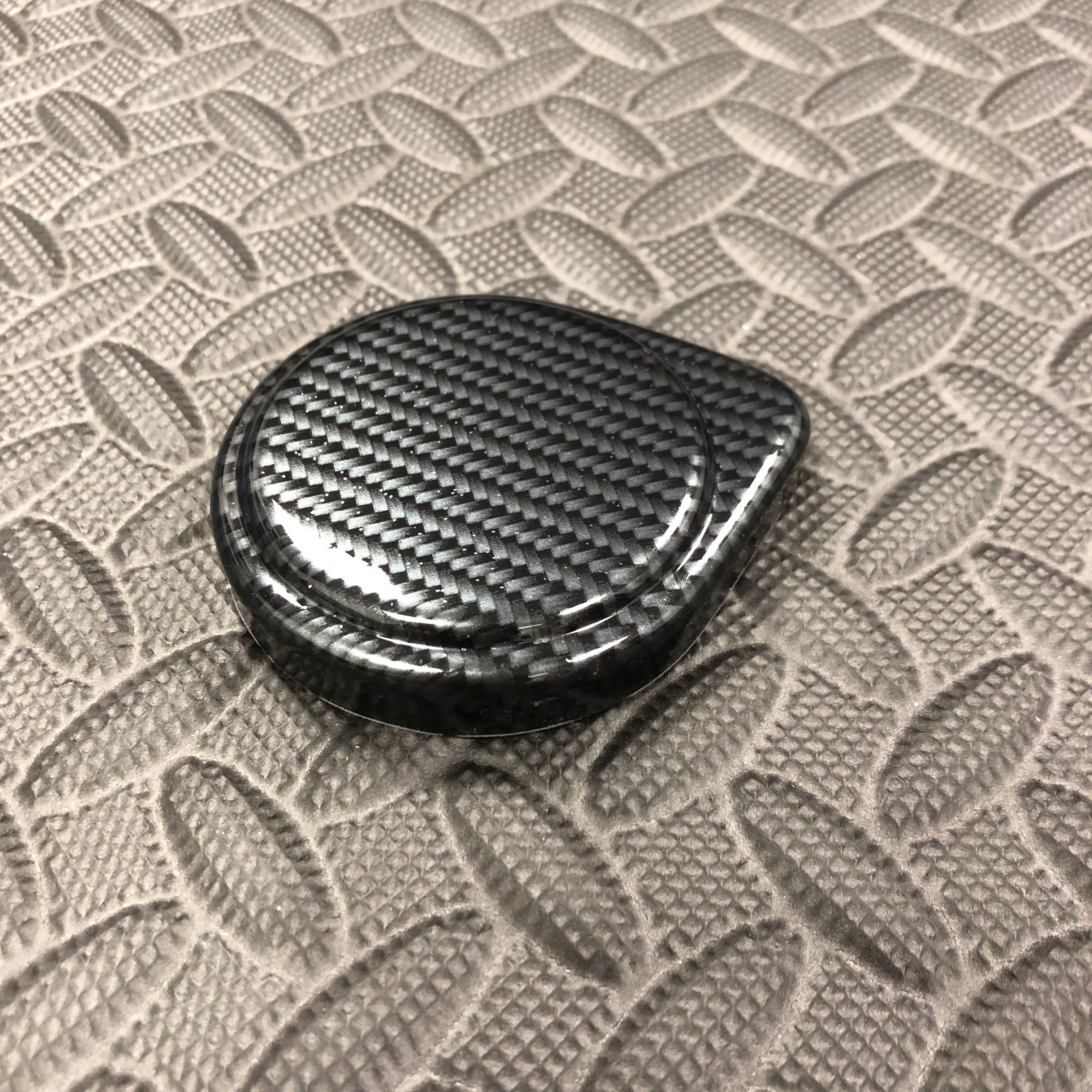Washer Bottle Cap Covers Carbon Fibre Effect