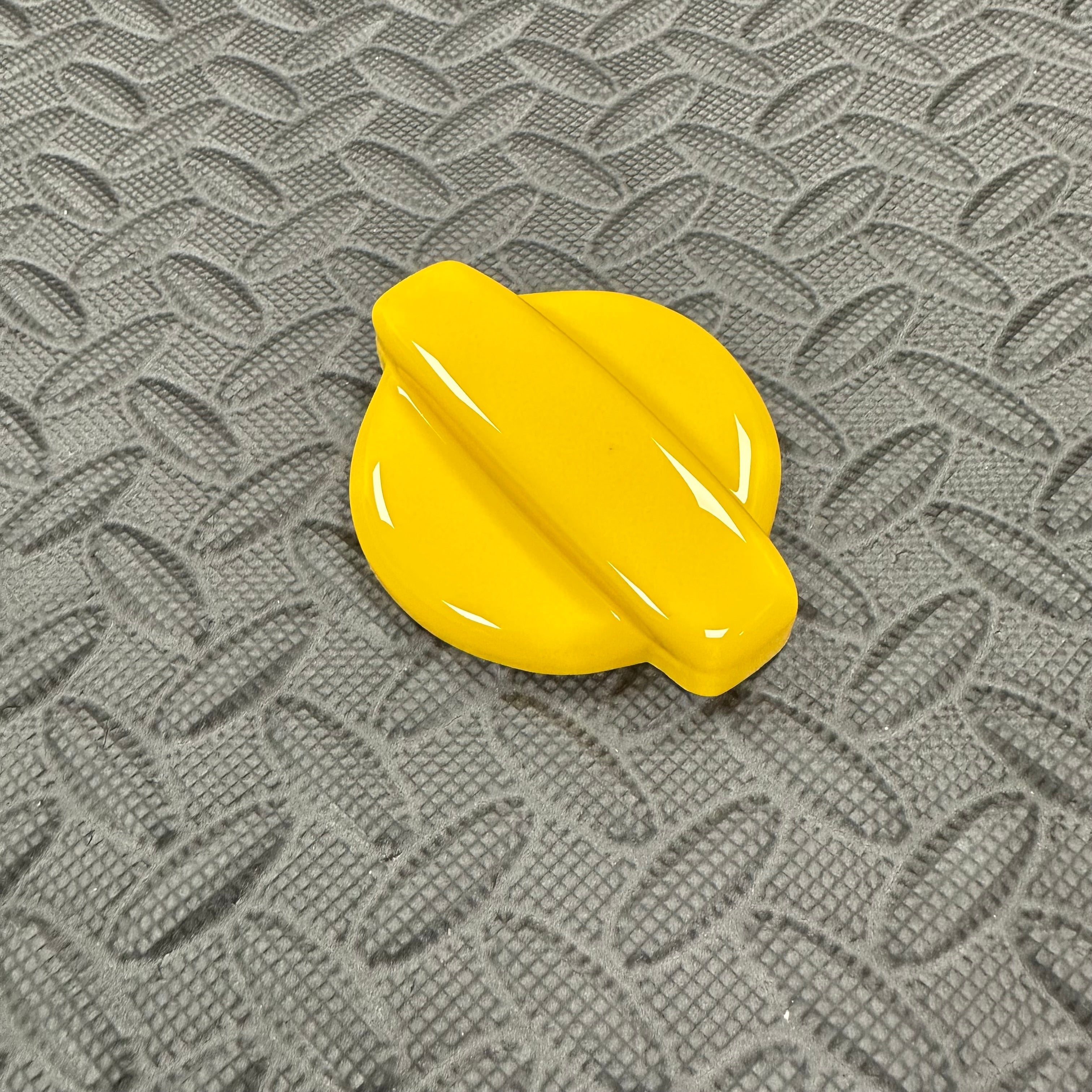 Proform Screen Washer Bottle Cap Cover (Plastic Finishes) - Fits Hyundai i20 / i30 / Kona N / Veloster N - Gloss Yellow Plasitc