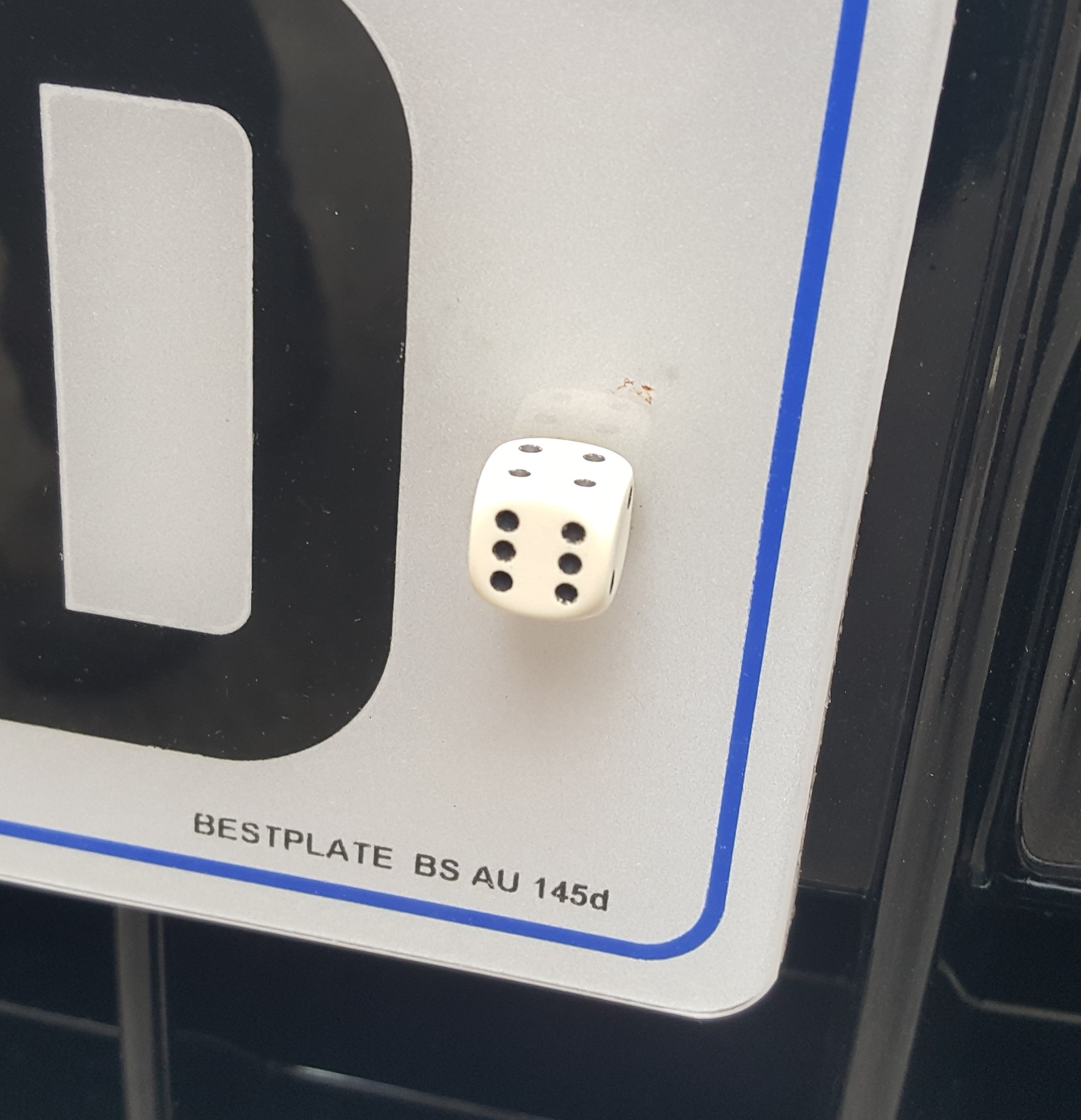 Number Plate Dice Screws