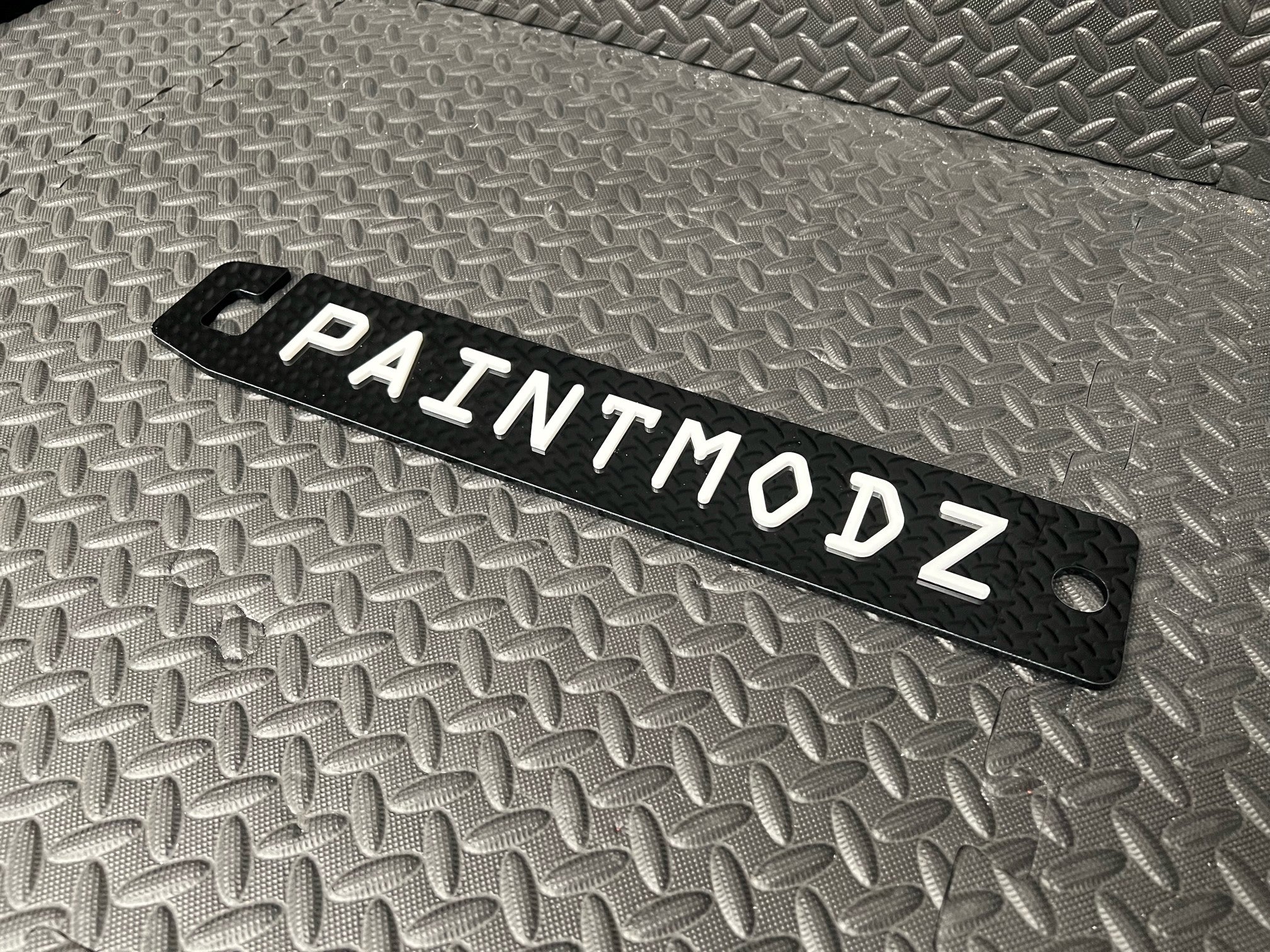 Proform Universal Bonnet Prop - Gloss Black Prop With White PAINTMODZ Logo