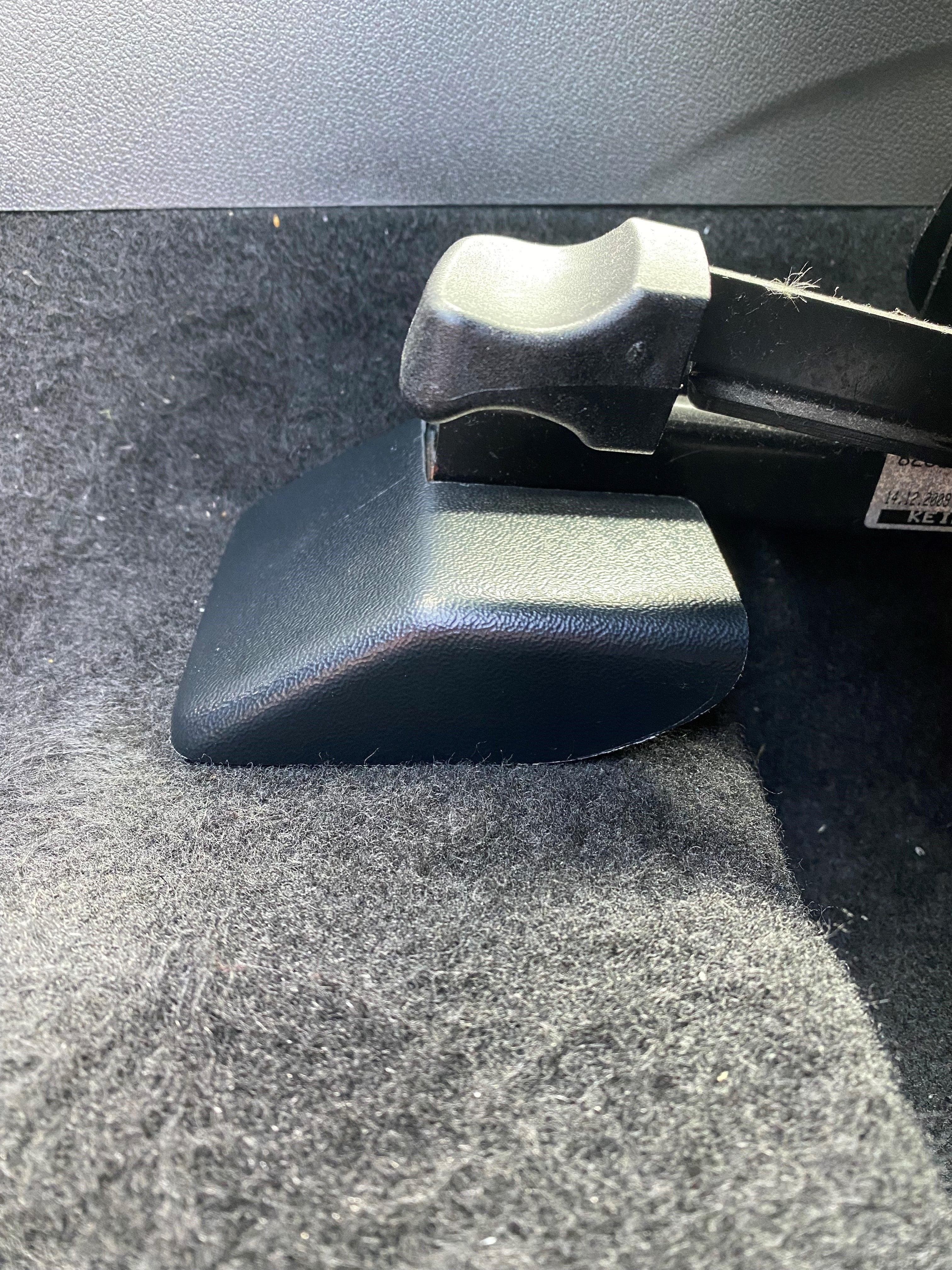 Proform Seat Rail End Covers (Fronts) - Mk2.5 Focus RS - Textured OEM Plastic