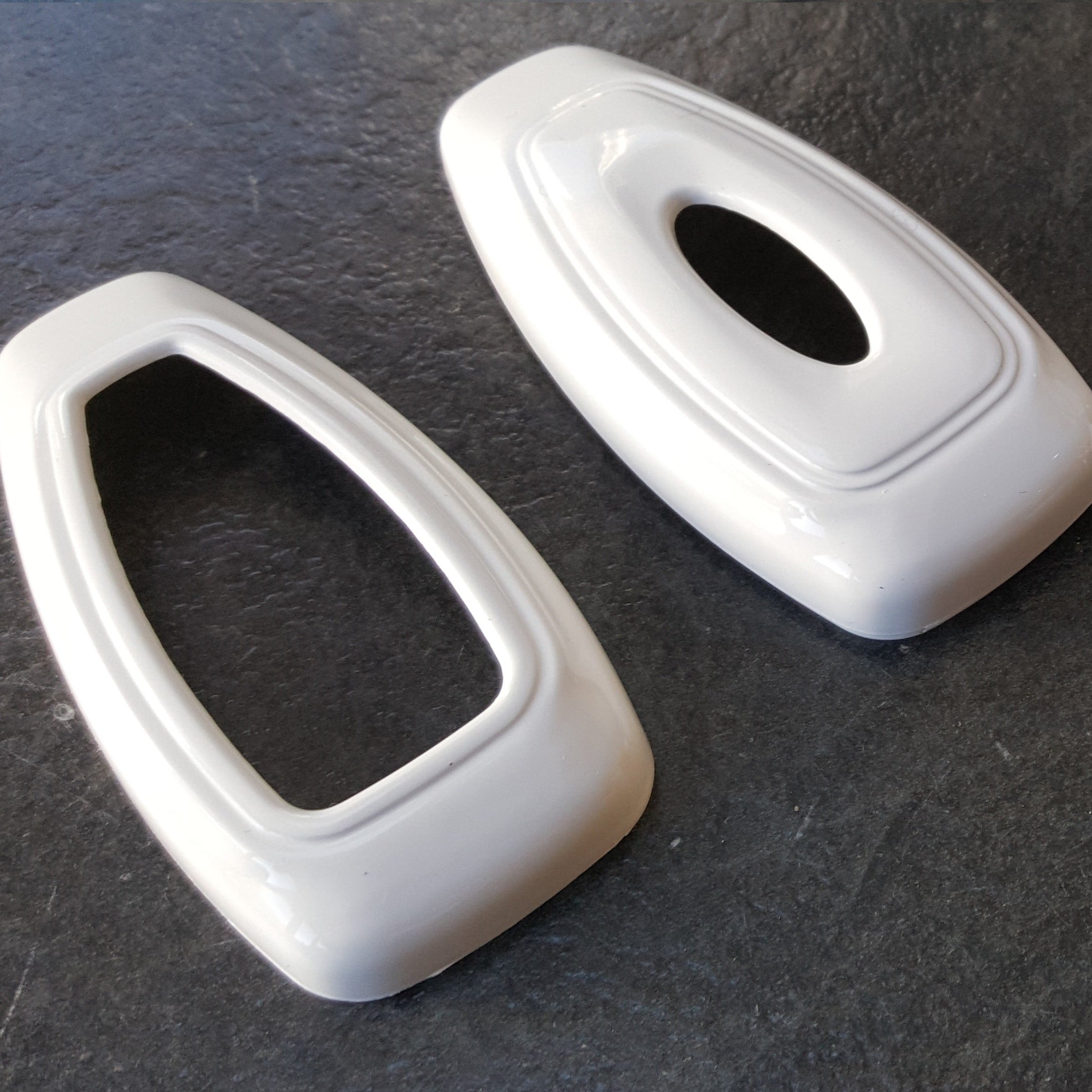 Ford 'Keyless Start' Key Cover - Painted Frozen White
