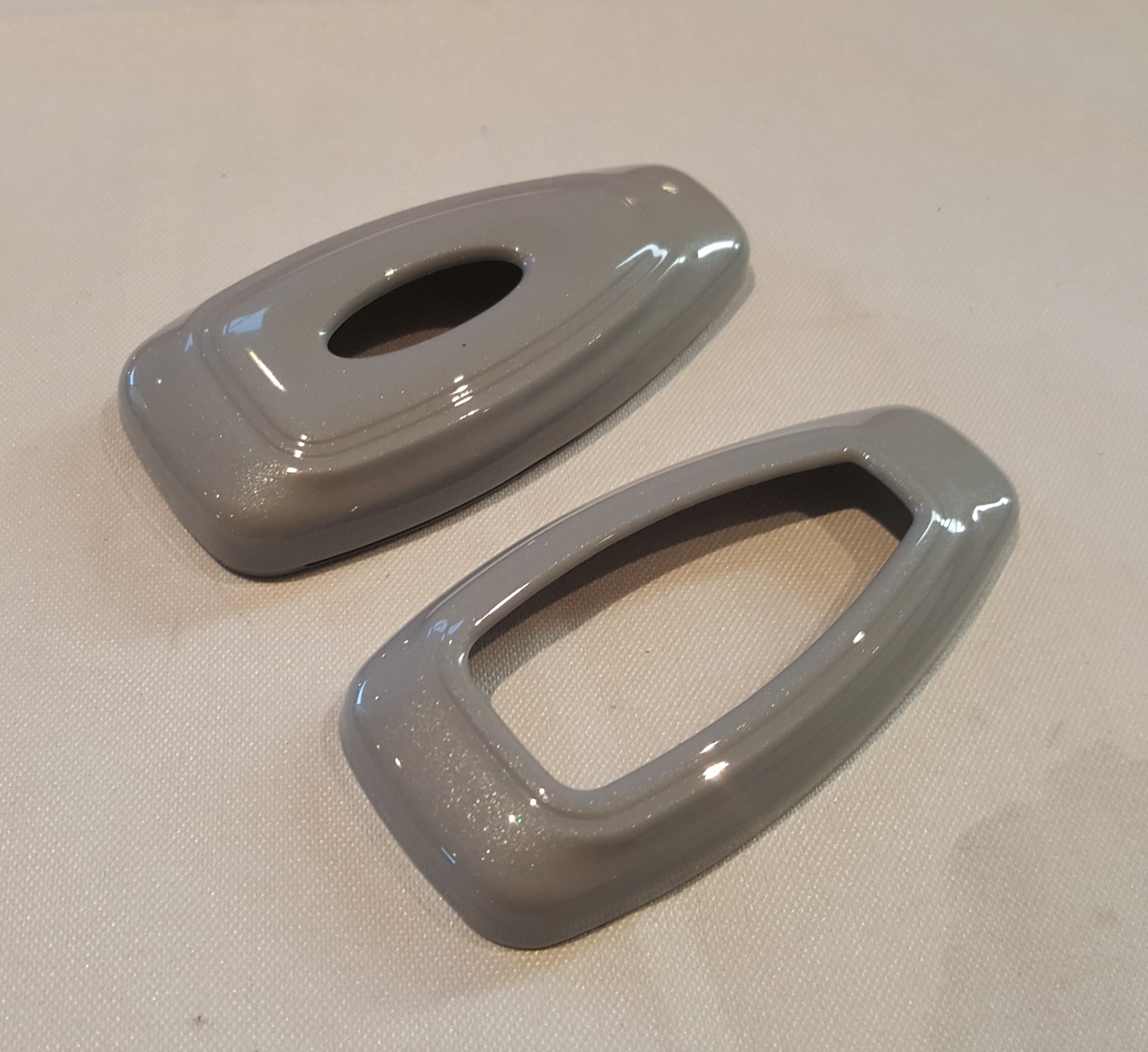 Ford 'Keyless Start' Key Cover - Painted Silver Fox