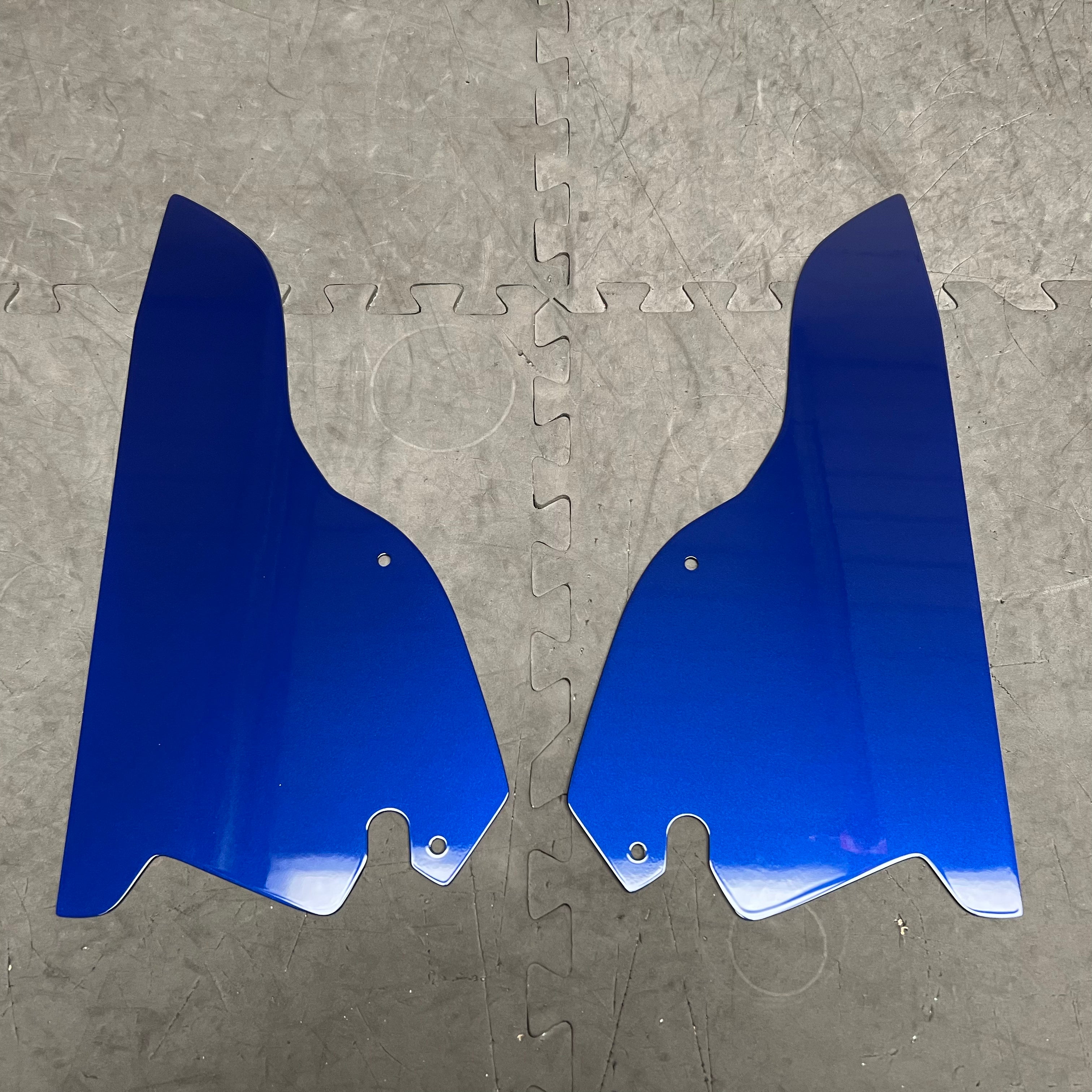 Proform Mk3.5 Focus - Slam Panel Ends - Painted Deep Impact Blue