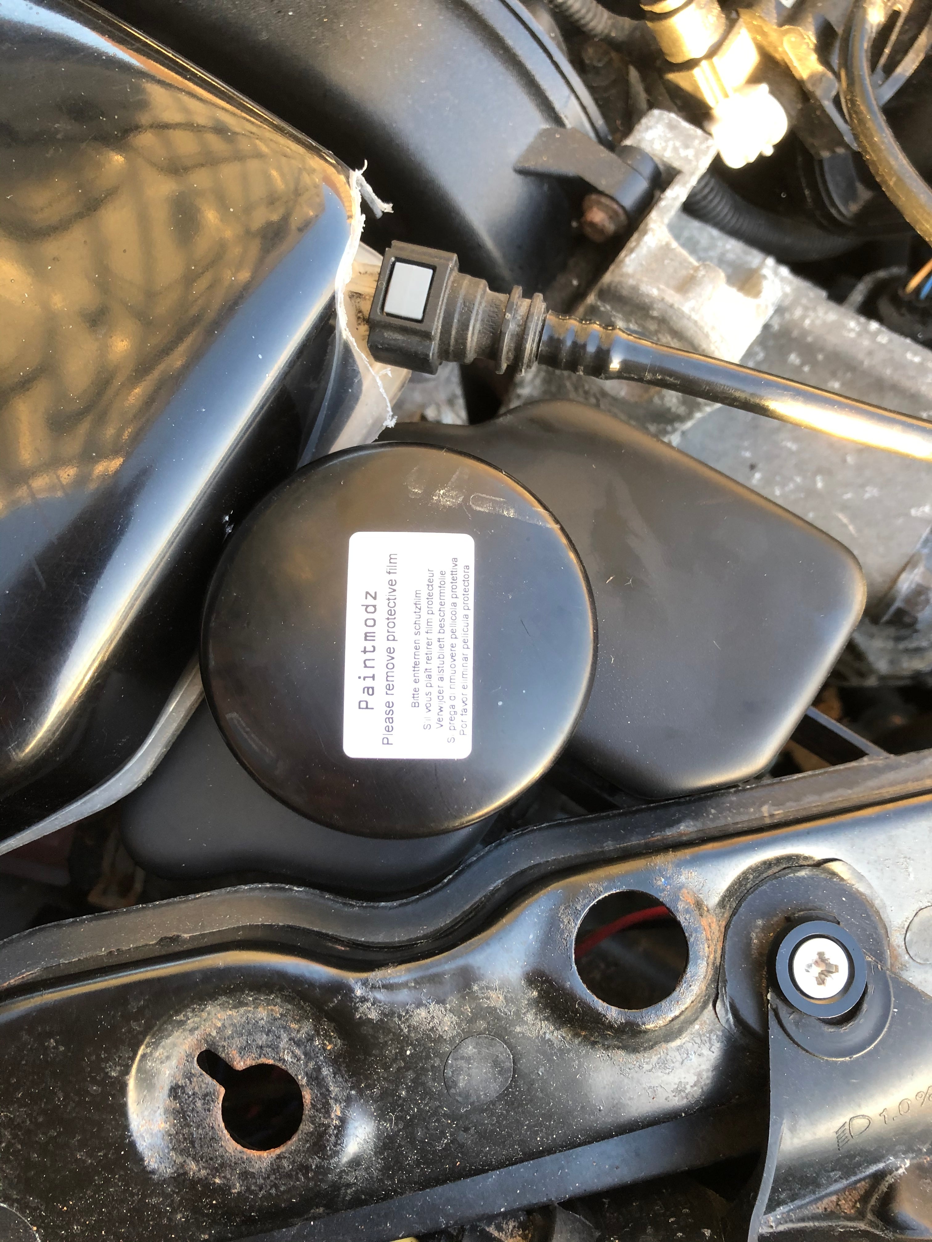 Proform Power Steering Reservoir Cover - Mk6 Ford Fiesta - Smooth (For Painting) Plastic